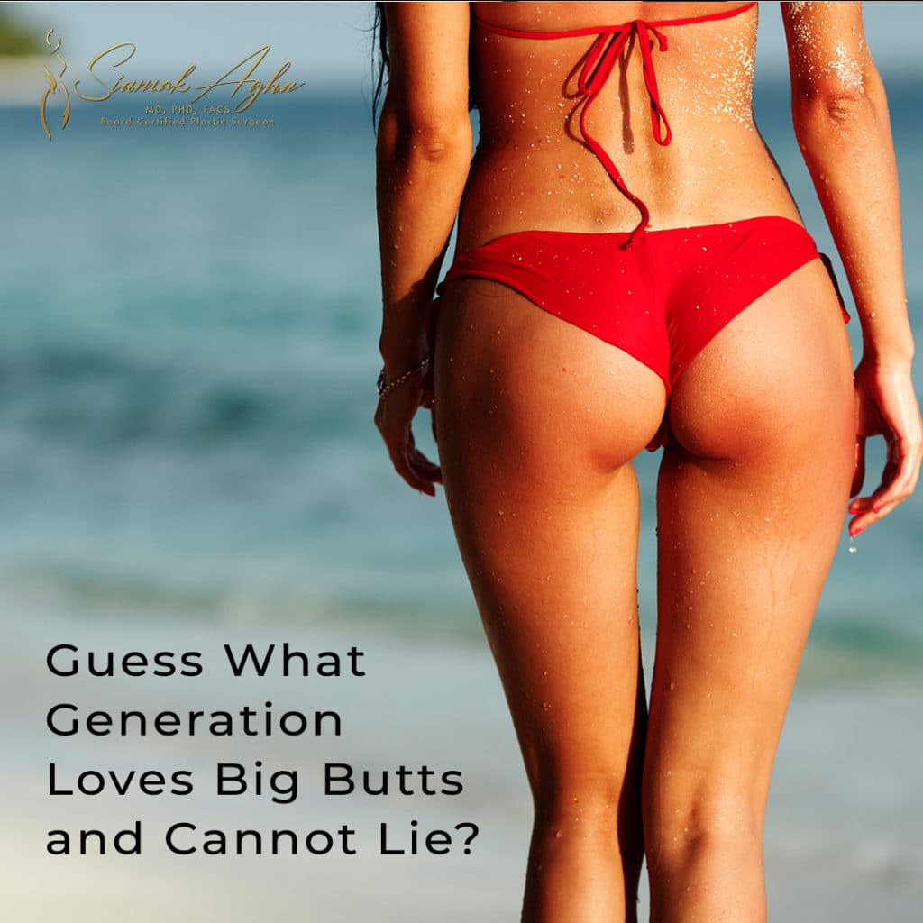 Guess which generation "likes big butts and they cannot lie"? - Instagram Post