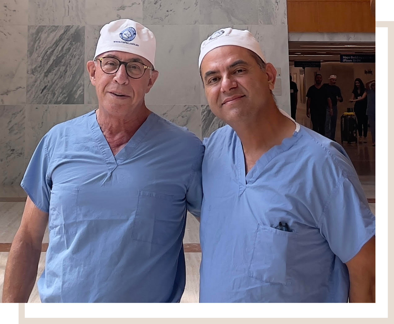 Dr. Siamak Agha & Dr. Bryan Mendelson, the inventor of the Deep Plane Facelift approach